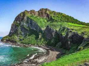 Seongsan Ilchulbong, Jeju Island, Sunrise Peak, Korea, climbing